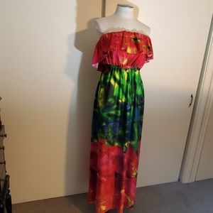 Tropical Maxi Dress